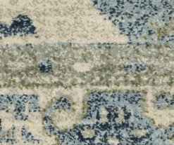 Jefferson Bue & Beige Geometric Medallion Area Rug -DHP Sales Store 810584893 4 1