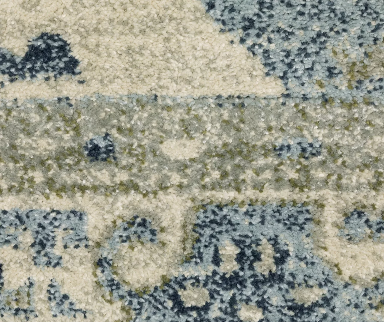 Jefferson Bue & Beige Geometric Medallion Area Rug, (1.1' X 7.3') 7 Jefferson Bue & Beige Geometric Medallion Area Rug, (1.1' X 7.3') - Image 5