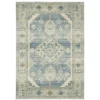 Jefferson Bue & Beige Geometric Medallion Area Rug -DHP Sales Store 810584893 5
