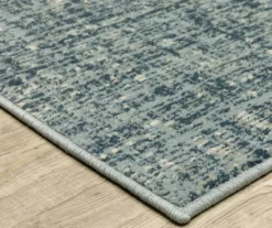 Breckworth Blue Abstract Crosshatch Area Rug -DHP Sales Store 810584907 2