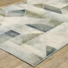Franklin Blue & Green Geometric Color Block Area Rug, (5.3' X 7.3') 1 Franklin Blue & Green Geometric Color Block Area Rug, (5.3' X 7.3') -DHP Sales Store 810584925 1
