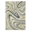 Goodman Ivory & Navy Swirl Area Rug