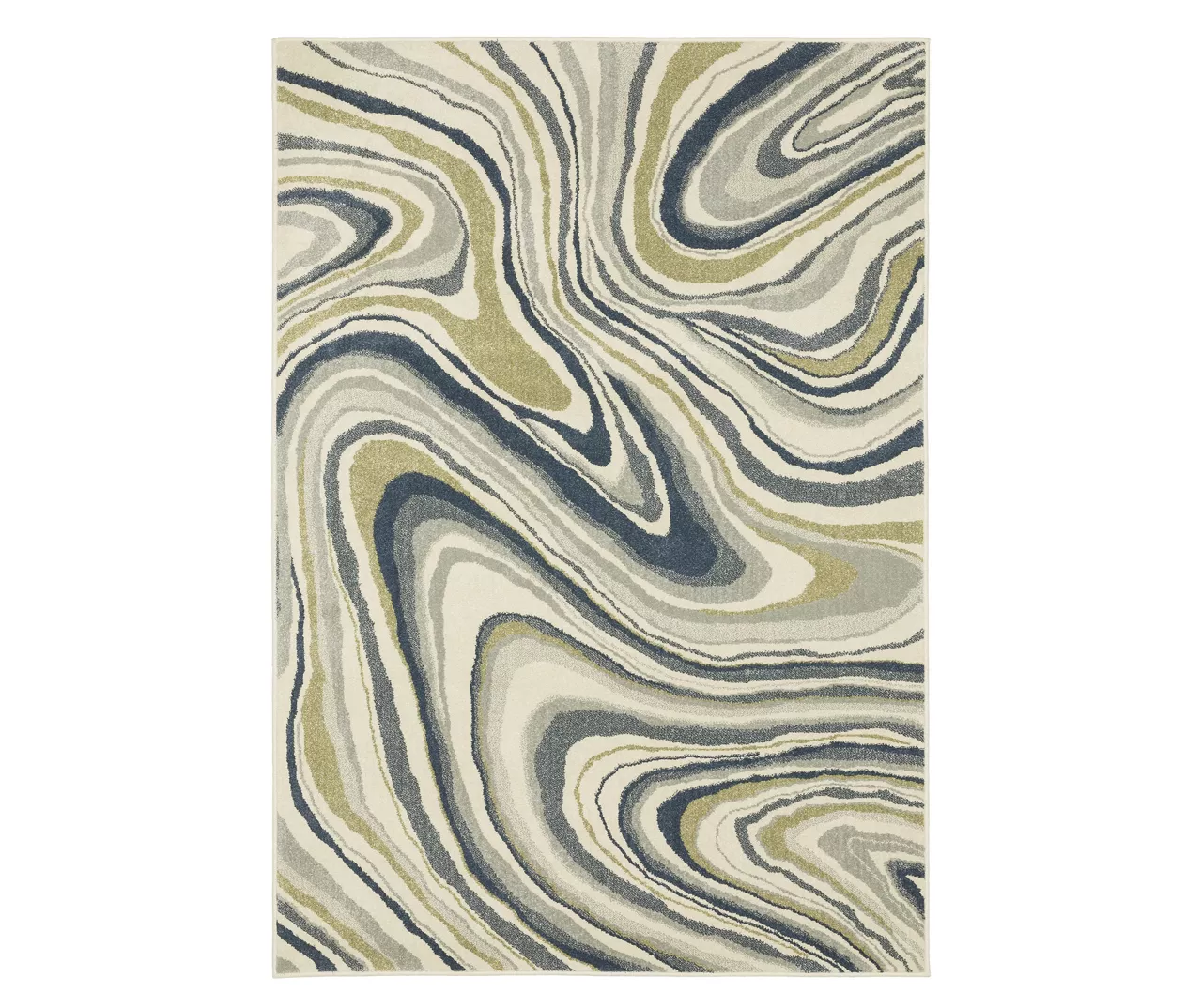 Goodman Ivory & Navy Swirl Area Rug 3 Goodman Ivory & Navy Swirl Area Rug