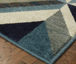 Linwood Blue & Gray Geometric Tile Area Rug 32 Linwood Blue & Gray Geometric Tile Area Rug -DHP Sales Store 810584957 2