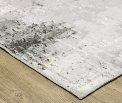 Malak Gray & Blue Abstract Area Rug, (3.6' X 5.6') -DHP Sales Store 810585007 3