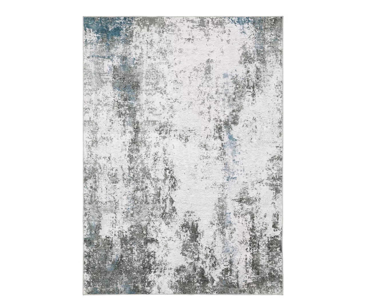 Malae Ivory & Gray Abstract Area Rug, (5' X 7') 3 Malae Ivory & Gray Abstract Area Rug, (5' X 7')