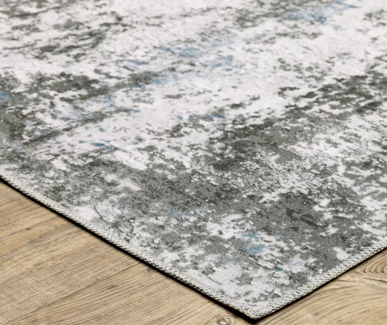 Malae Ivory & Gray Abstract Area Rug, (5' X 7') 5 Malae Ivory & Gray Abstract Area Rug, (5' X 7') - Image 3