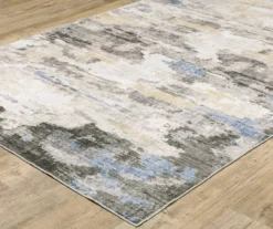 Malach Ivory & Beige Abstract Area Rug, (2' X 8') -DHP Sales Store 810585018 2