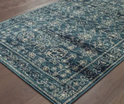 Lindal Navy & Beige Floral Area Rug -DHP Sales Store 810585091 1