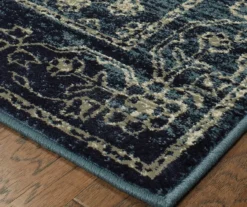 Lindal Navy & Beige Floral Area Rug -DHP Sales Store 810585093 2