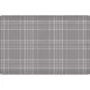 Charcoal Plaid Deluxe Cushion Comfort Kitchen Mat -DHP Sales Store 810585248