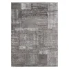 Hollyn Gunmetal Abstract Patchwork Area Rug, (5' X 7') -DHP Sales Store 810586499 810586495 810586503 1