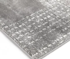 Hollyn Gunmetal Abstract Patchwork Area Rug, (5' X 7') -DHP Sales Store 810586499 810586495 810586503 2