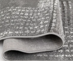 Hollyn Gunmetal Abstract Patchwork Area Rug, (5' X 7') -DHP Sales Store 810586499 810586495 810586503 4