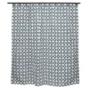 White & Black Round Up Medium-Weight PEVA Shower Liner -DHP Sales Store 810587868 1