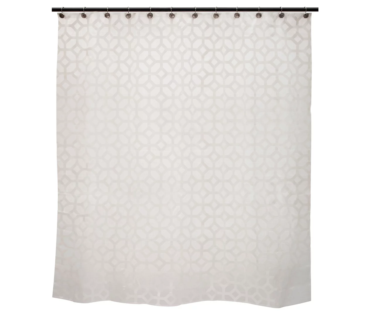 Frost Geometric Medium-Weight PEVA Shower Liner 3 Frost Geometric Medium-Weight PEVA Shower Liner