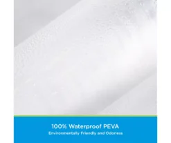 Clear MicroCLEAN Medium-Weight XL PEVA Shower Liner -DHP Sales Store 810587904 5