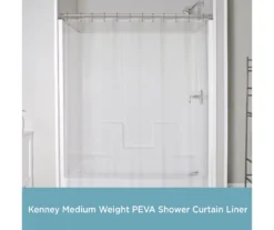 Kenney Medium-Weight PEVA Shower Liner, 2-Pack -DHP Sales Store 810587910 2