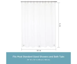 Kenney Medium-Weight PEVA Shower Liner, 2-Pack -DHP Sales Store 810587910 3