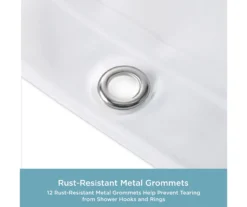 Kenney Medium-Weight PEVA Shower Liner, 2-Pack -DHP Sales Store 810587910 4