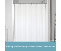 Kenney Medium-Weight PEVA Shower Liner, 2-Pack -DHP Sales Store 810587911 2