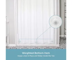 Kenney Medium-Weight PEVA Shower Liner, 2-Pack -DHP Sales Store 810587911 6