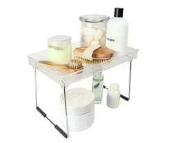 Storage Made Simple Clear Collapsible Stacking Countertop Shelf -DHP Sales Store 810587916 5