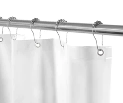 Kenney Microban Medium-Weight PEVA Shower Liner, 2-Pack