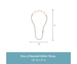 Kenney 13-Piece Medium-Weight PEVA Shower Liner & Roller Ring Set -DHP Sales Store 810587948 6