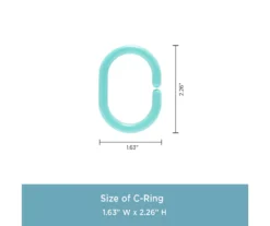 Kenney 13-Piece Lightweight PEVA Shower Liner & C-Ring Set -DHP Sales Store 810587953 6