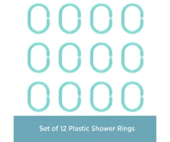 Kenney 13-Piece Lightweight PEVA Shower Liner & C-Ring Set -DHP Sales Store 810587953 71