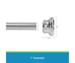 Kenney Twist & Fit Spring Tension Shower Curtain Rod 35 Kenney Twist & Fit Spring Tension Shower Curtain Rod -DHP Sales Store 810587957 3