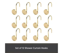 Kenney Resort Portfolio Maldives Shower Curtain Hooks, 12-Pack -DHP Sales Store 810587994 4 1