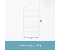 White 2-Tier Hanging Shower Caddy 9 White 2-Tier Hanging Shower Caddy -DHP Sales Store 810587999 3