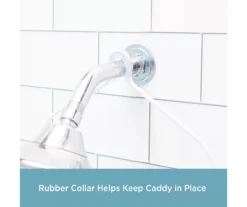 White 2-Tier Hanging Shower Caddy 10 White 2-Tier Hanging Shower Caddy -DHP Sales Store 810587999 4