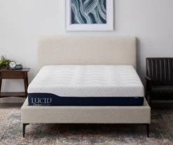 Lucid Comfort Collection 10" Hybrid Gel & Aloe Vera Mattress-In-A-Box