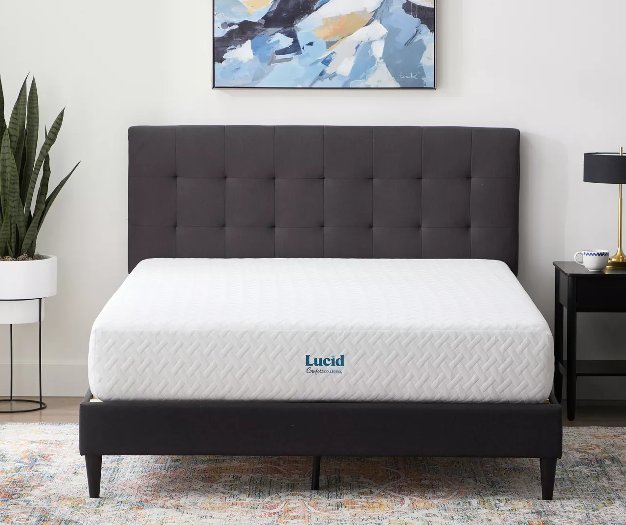 Lucid Comfort Collection 10" Firm Gel Memory Foam Mattress-In-A-Box 3 Lucid Comfort Collection 10" Firm Gel Memory Foam Mattress-In-A-Box