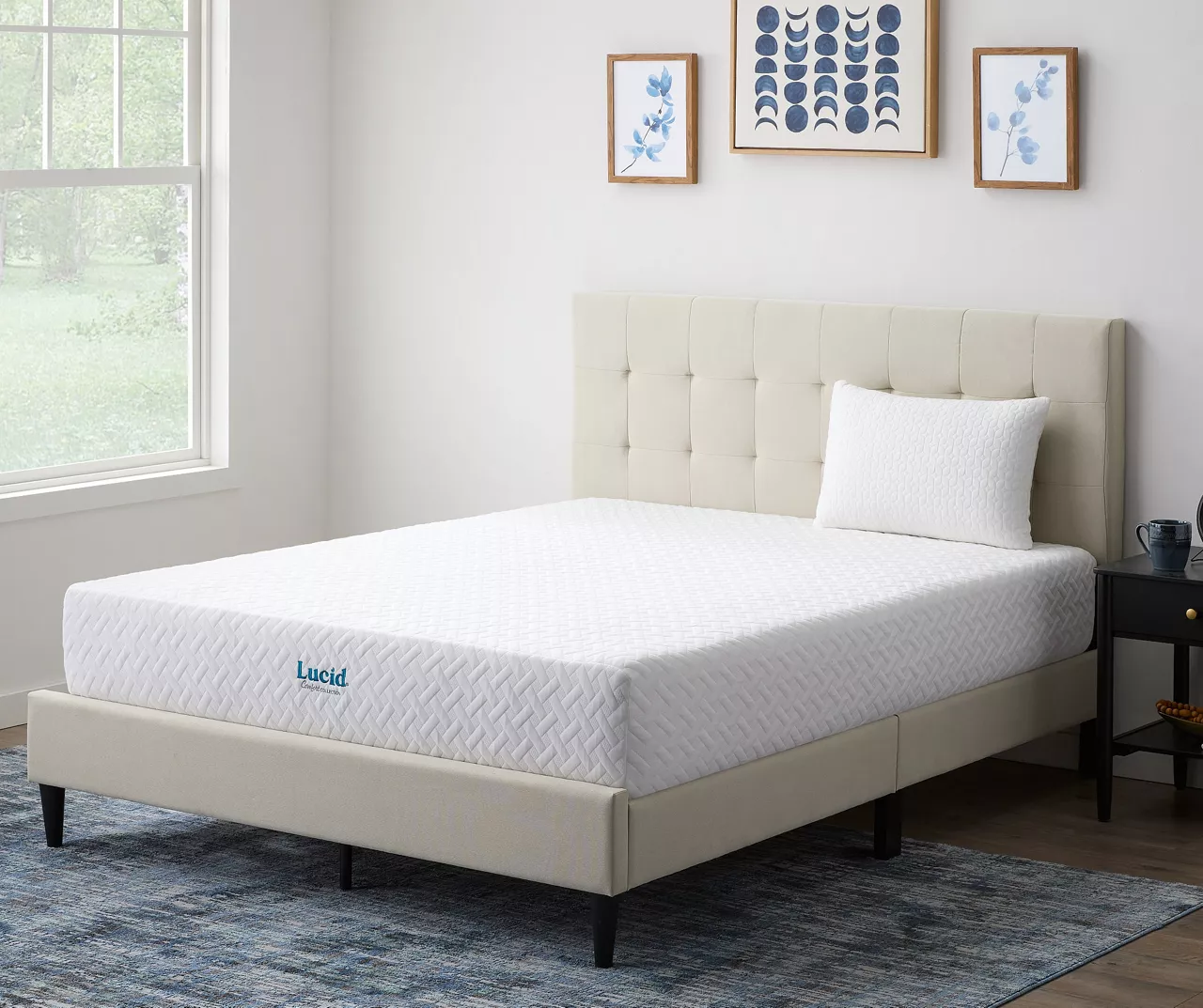 Lucid Comfort Collection 10" Medium Gel Memory Foam Mattress-In-A-Box 4 Lucid Comfort Collection 10" Medium Gel Memory Foam Mattress-In-A-Box - Image 2