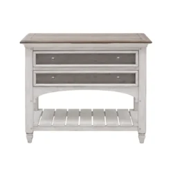 Glendale Estates 2-Drawer Nightstand With USB Charging
