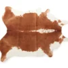Brayden Brown & White Faux Hide Accent Rug, (29" X 35") -DHP Sales Store 810588795 810588791 A0