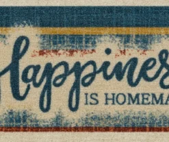 "Happiness" Blue & Beige Color Block Kitchen Rug, (30" X 18") 12 "Happiness" Blue & Beige Color Block Kitchen Rug, (30" X 18") -DHP Sales Store 810591259 3