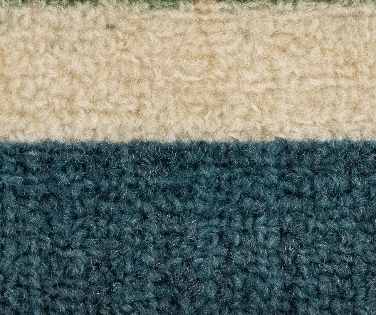 "Happiness" Blue & Beige Color Block Kitchen Rug, (30" X 18") 9 "Happiness" Blue & Beige Color Block Kitchen Rug, (30" X 18") - Image 7