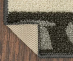 "Good Morning" Gray & Cream Coffee Kitchen Rug, (30" X 18") -DHP Sales Store 810591260 2