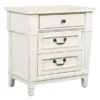 Kali Weathered White 3-Drawer Nightstand 1 Kali Weathered White 3-Drawer Nightstand -DHP Sales Store 810591522