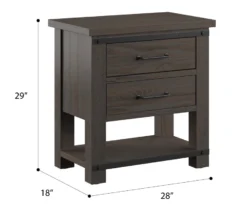 Cameron Cocoa 2-Drawer Nightstand -DHP Sales Store 810591524 4