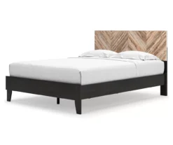 Piperton Black Queen Platform Bed Base 24 Piperton Black Queen Platform Bed Base -DHP Sales Store 810591748 810591749 1 1