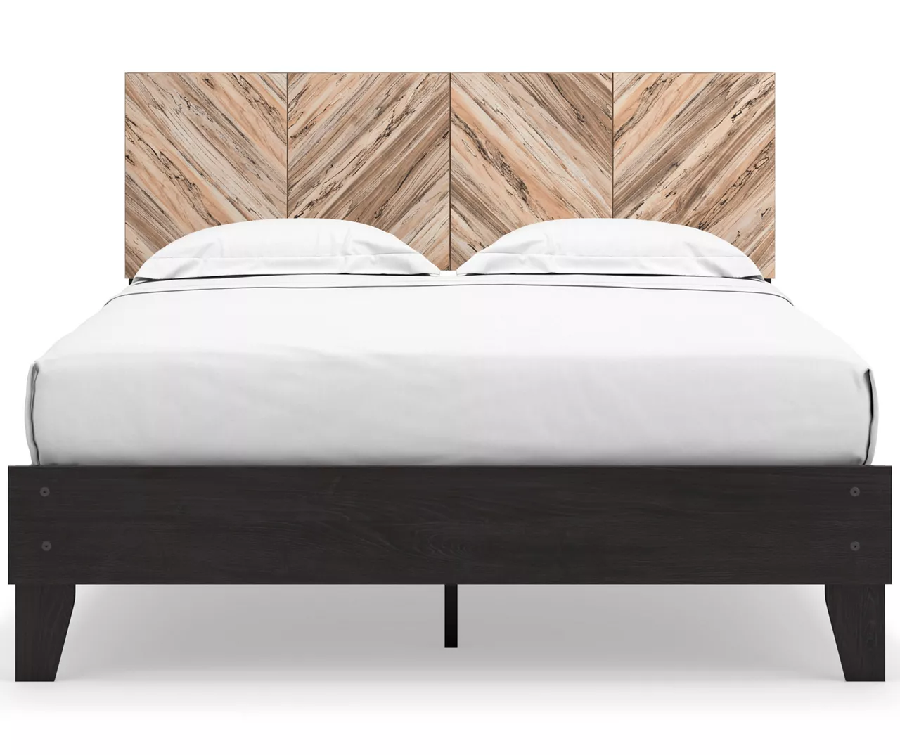 Piperton Black Queen Platform Bed Base 13 Piperton Black Queen Platform Bed Base - Image 11