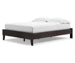 Piperton Black Queen Platform Bed Base 20 Piperton Black Queen Platform Bed Base -DHP Sales Store 810591749 1
