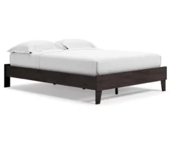 Piperton Black Queen Platform Bed Base 17 Piperton Black Queen Platform Bed Base -DHP Sales Store 810591749 2