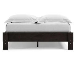 Piperton Black Queen Platform Bed Base 21 Piperton Black Queen Platform Bed Base -DHP Sales Store 810591749 3